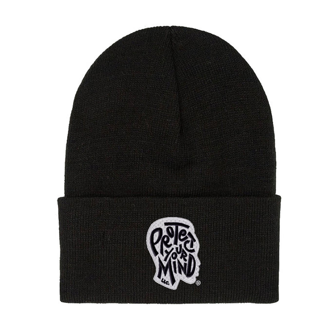 BLACK PYM BEANIE CAP